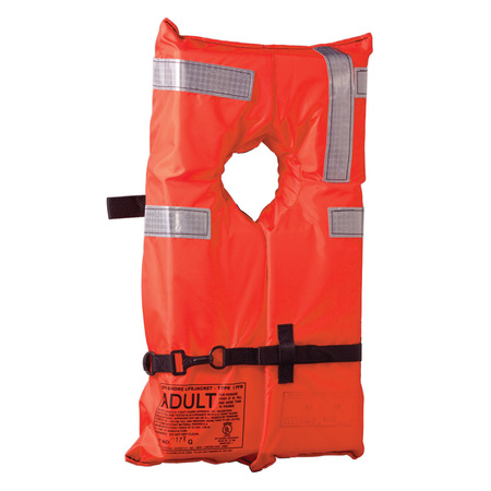 KENT SPORTING GOODS Type 1 Adult Collar Style Life Jacket 100100-200-004-12